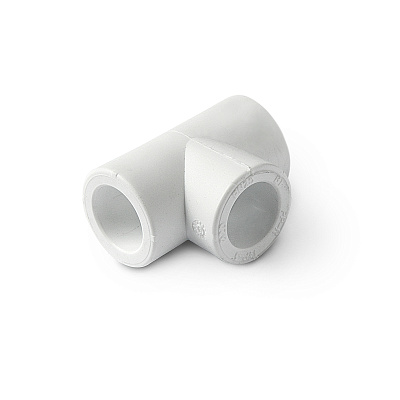 Тройник из полипропилена PRO AQUA PP-R белый (50), арт.PA14016P