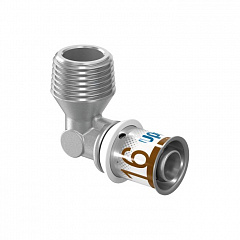 Угольник Uponor S-PRESS PLUS с наружной резьбой 20-R3/4 НР 10А