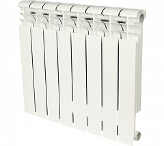 Биметаллический секционный радиатор отопления Rommer Profi Bm 350 (Bi 350-80-150) / 8 секций