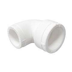 Угол полипропиленовый Valfex переходной 90 гр 25х20, белый