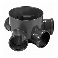 Днище колодца Ostendorf с уплотнением, тип 315, три вход - один выход, 315/200