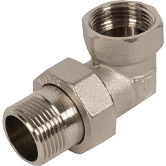 Сгон Valfex никелированный разъемный угловой (американка) ВР-НР 1 1/4