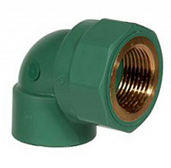 Уголок полипропиленовый Banninger 90гр. с внутренней резьбой 25 x 1/2 (PP-R) G8090G2515