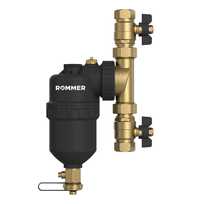 Сепаратор шлама Rommer магнитный, поворотный, ВР 1 1/4 корпус- композит