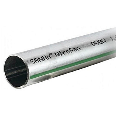 Труба Sanha NiroSan ECO из нержавеющей стали, 15x0,6, штанги 3 м