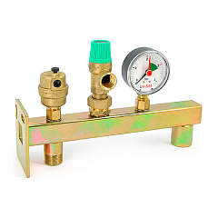 Консоль для подключения расширительного бака UNI-FITT Н 3/4 с группой безопасности котла