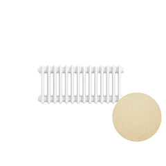 Стальной трубчатый радиатор отопления КЗТО Bataria 3-300-28 UT RAL 1М103SS181 светло-бежевый муар