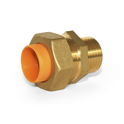 Муфта с наружней резьбой для газа Stahlmann (M) 25х1