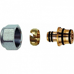 Соединение FAR для м/п труб 20х2 с накидной гайкой М24х19