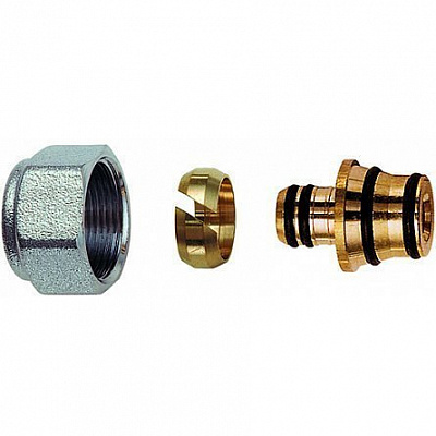 Соединение FAR для м/п труб 20х2 с накидной гайкой М24х19