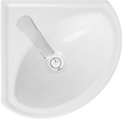 Раковина угловая Sanita Веер мини белая