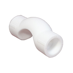 Обвод полипропиленовый Valfex 25 короткий, белый