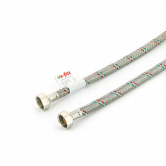 Гибкая подводка UNI-FITT ВВ 1/2, 60 см, DN 8, оплётка из нержавеющей стали