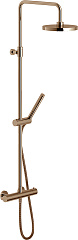 Душевая система Nobili VELIS с термостатом для душа, красное золото VE125030/50RCP