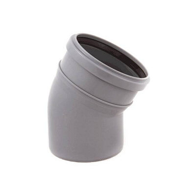 Отвод Valfex 15 градусов 110мм вн.канализ