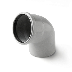 Отвод PRO AQUA Comfort PP 67 градусов 75 внут.канализация