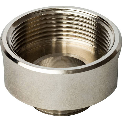 Муфта переходная Stout никелированная 1 1/2 x1 внутренняя-наружная резьба