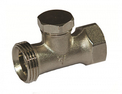 Вентиль прямой на обратную линию Kermi Вентиль прямой на обратную линию 1/2