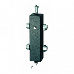 Гидравлический разделитель FAR 1 с воздухоотводчиком, сливной кран, накидная гайка, в изоляции