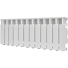 Алюминиевый секционный радиатор отопления Stout Gamma 350 / 12 секций