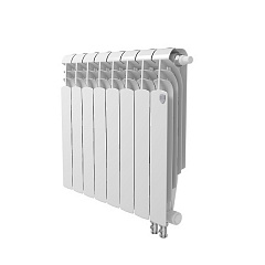 Биметаллический секционный радиатор отопления Royal Thermo Vittoria Super 2.0 500 VDR80 / 8 секций нижнее правое подключение
