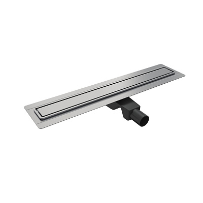 Дренажный канал Timo BASIC Steel PG-60см с основой для плитки