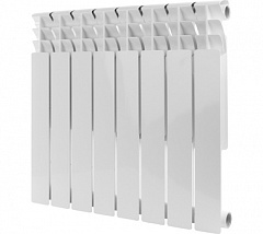 Биметаллический секционный радиатор отопления Rommer Optima Bm 500 / 10 секций