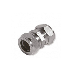 Муфта Lavita C/P 50, соединительная для гофр.трубы, никелированная