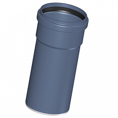 Труба канализационная POLOPLAST POLO-KAL NG с раструбом PKEM DN90 L=150