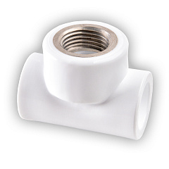 Тройник из полипропилена РВК комбинированный D25х1/2х25 ВР