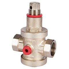 Редуктор давления Rommer PN25 вн/вн 3/4 с выходом под манометр