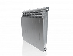 Биметаллический секционный радиатор отопления Royal Thermo Biliner Satin Silver 500 / 8 секций