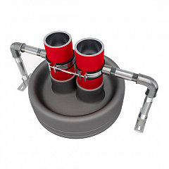 Двойной фиксатор Thermaflex FV-RCLAMP2/32