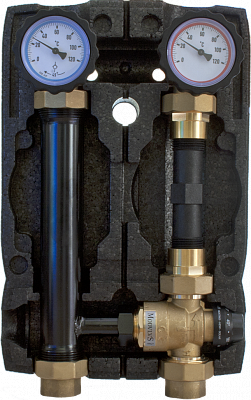 Насосная группа BRV М2-FIX3 DN25, с термосмесителем, без насоса