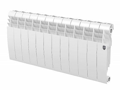 Биметаллический секционный радиатор отопления Royal Thermo Biliner 350 / Bianco Traffico / 12 секций