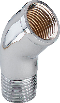 Уголок Viega 1/2 внутренняя-наружная резьба, 45 градусов, латунь