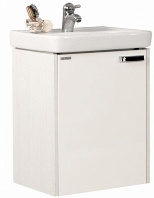 Набор Акватон 1A1709K2YOAY0: Тумба-умывальник Йорк 50 М белая (1A170901YOAY0)+ Раковина Тигода 50(1WH302128)