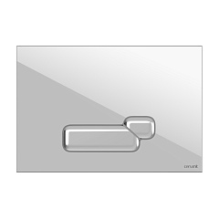 Кнопка смыва Cersanit ACTIS, пластик белый, универсальная