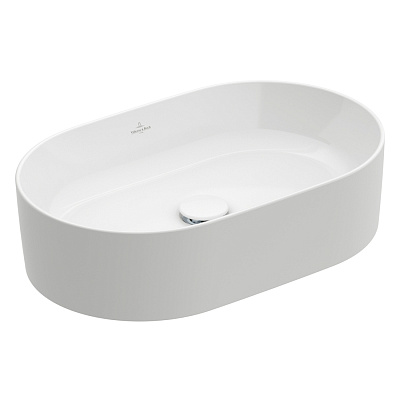 Раковина накладная Villeroy and Boch COLLARO 56х36 белая