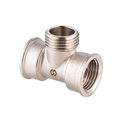 Тройник MVI резьбовой ВНВ 3/4, DN20, латунь