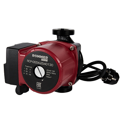 Циркуляционный насос Rommer трехскоростной Profi 25/40-130