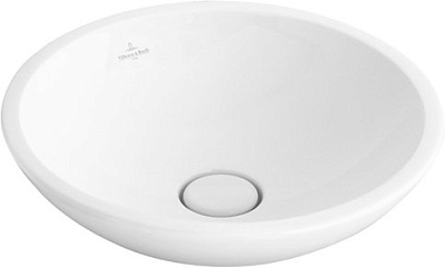 Раковина накладная Villeroy and Boch Loop and Friends D43 белая