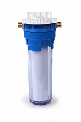 Магистральный фильтр Гейзер 1П 1/2 прозрачный