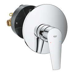 Встраиваемый смеситель Grohe BauEdge для душа (внешняя и встраиваемая части), хром