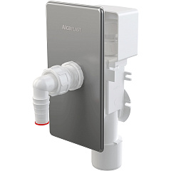 Сифон для стиральной машины с клапаном разрыва струи под штукатурку, 50 х 23/20 мм, нерж. Сталь Alcaplast APS3P