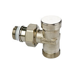 Вентиль запорный Flamco Exclusive Line тип AG/M угловой, 1/2х3/4 евроконус