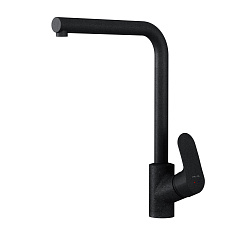 Смеситель для кухни AM.PM Like, L-образный излив, черный