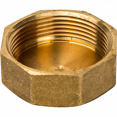 Заглушка Stout внутренняя резьба 1 1/2, латунь
