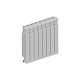 Биметаллический секционный радиатор отопления Rifar Monolit 500 / 8 секций
