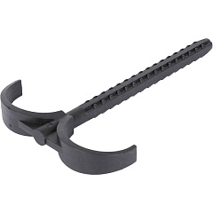 Дюбель-крюк Stout двойной, для труб д.32мм, длина 110 мм